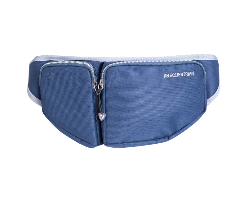 Hy Equestrian Bum Bag - Navy/Grey